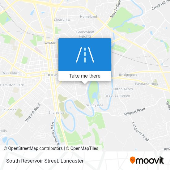 Mapa de South Reservoir Street
