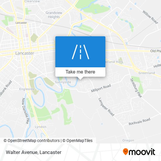 Mapa de Walter Avenue