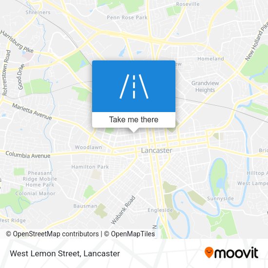 Mapa de West Lemon Street