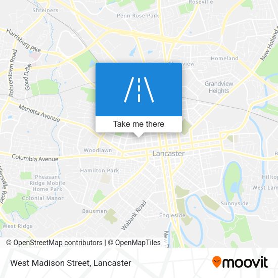 West Madison Street map