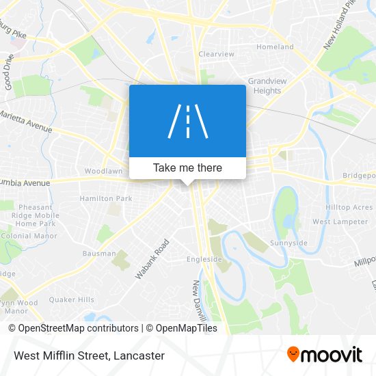 Mapa de West Mifflin Street