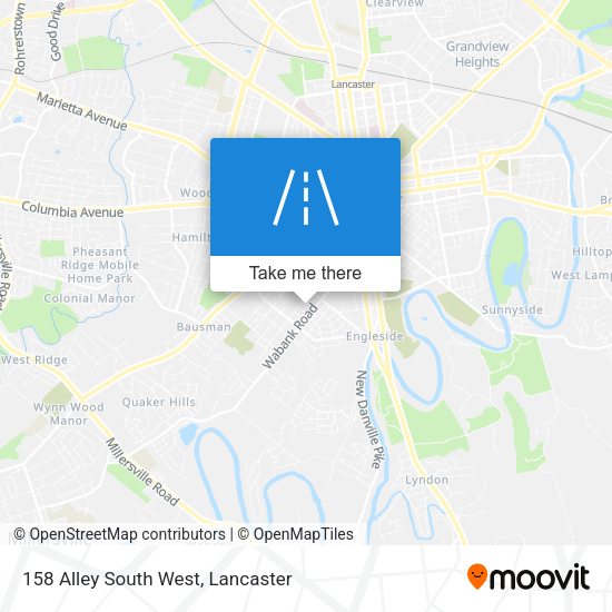 Mapa de 158 Alley South West