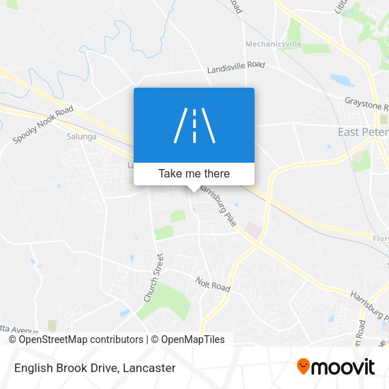 English Brook Drive map