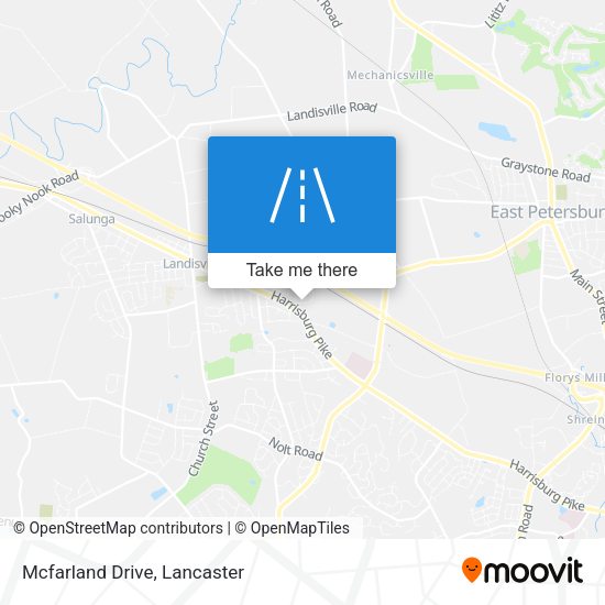 Mapa de Mcfarland Drive