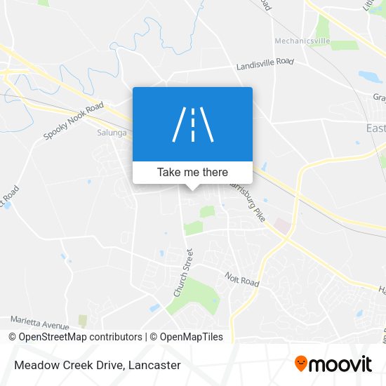 Meadow Creek Drive map