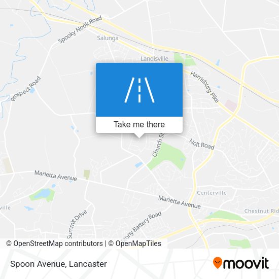 Mapa de Spoon Avenue