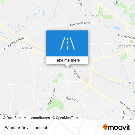 Mapa de Windsor Drive