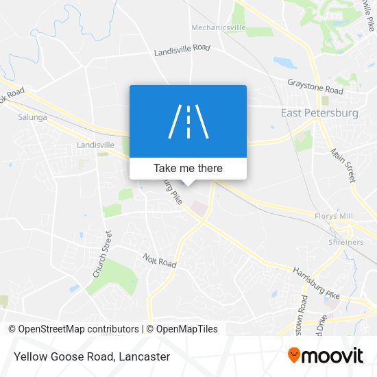 Yellow Goose Road map