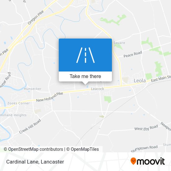 Mapa de Cardinal Lane