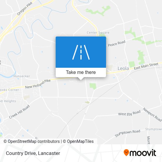 Country Drive map