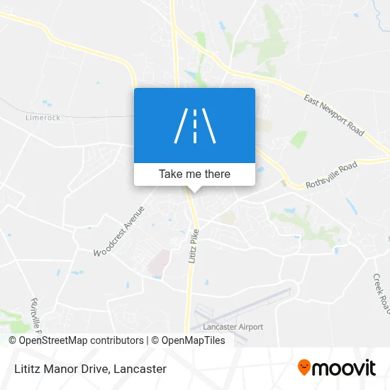 Lititz Manor Drive map