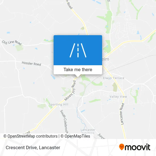 Crescent Drive map