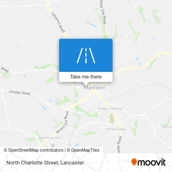 North Charlotte Street map