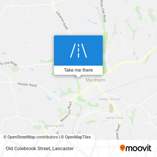Mapa de Old Colebrook Street