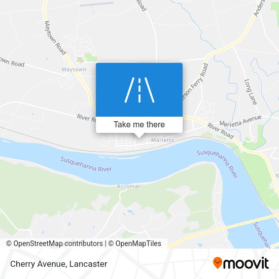 Mapa de Cherry Avenue