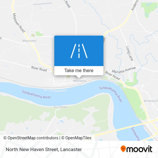 North New Haven Street map