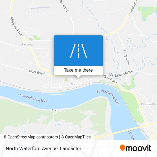 North Waterford Avenue map