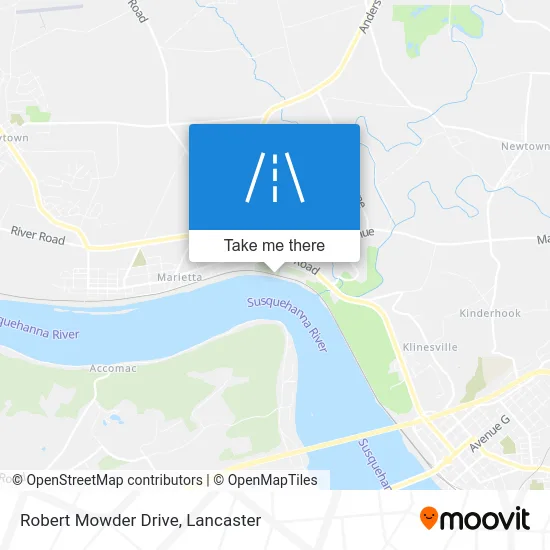 Robert Mowder Drive map