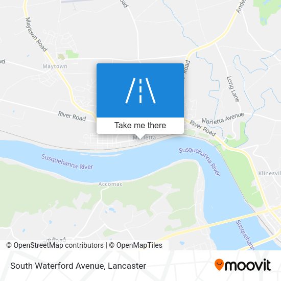 South Waterford Avenue map