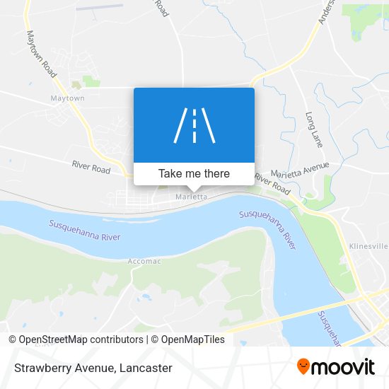 Strawberry Avenue map