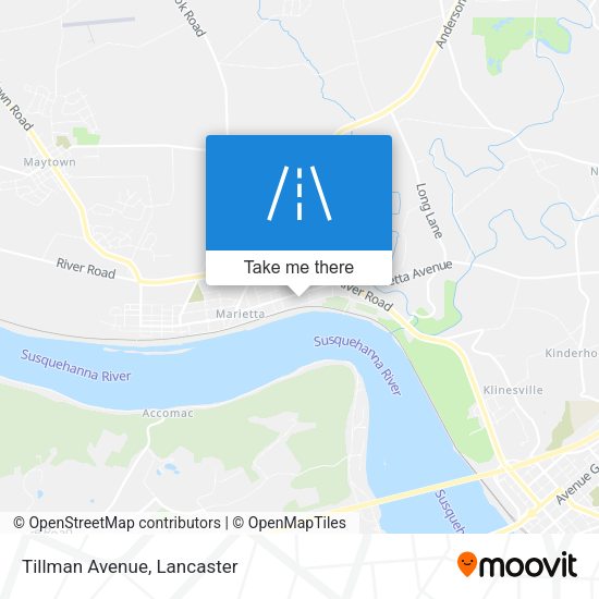 Tillman Avenue map
