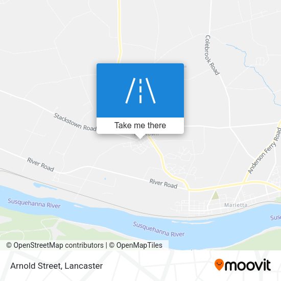 Mapa de Arnold Street