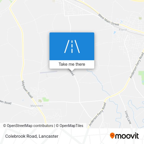 Mapa de Colebrook Road