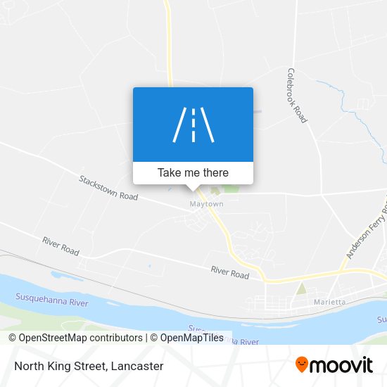 North King Street map