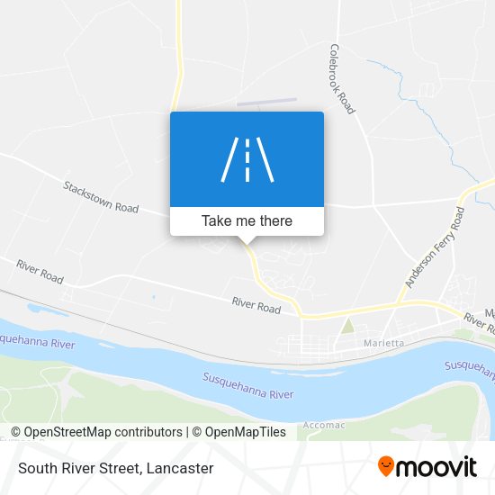Mapa de South River Street