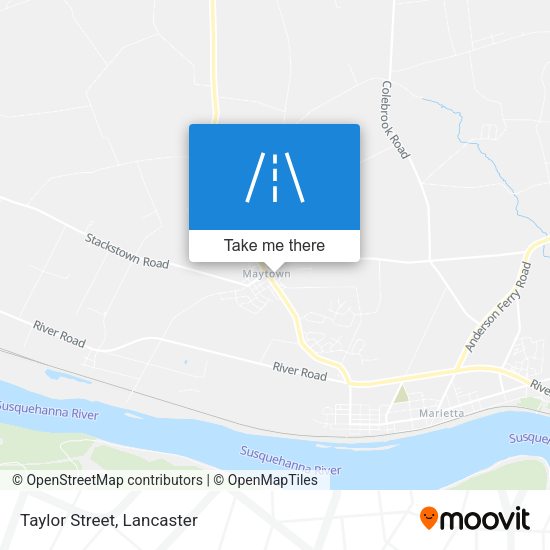 Mapa de Taylor Street