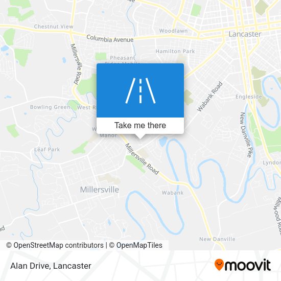 Mapa de Alan Drive