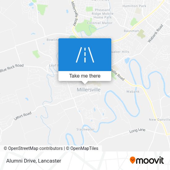 Alumni Drive map