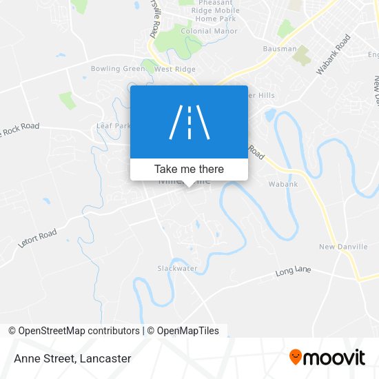 Anne Street map