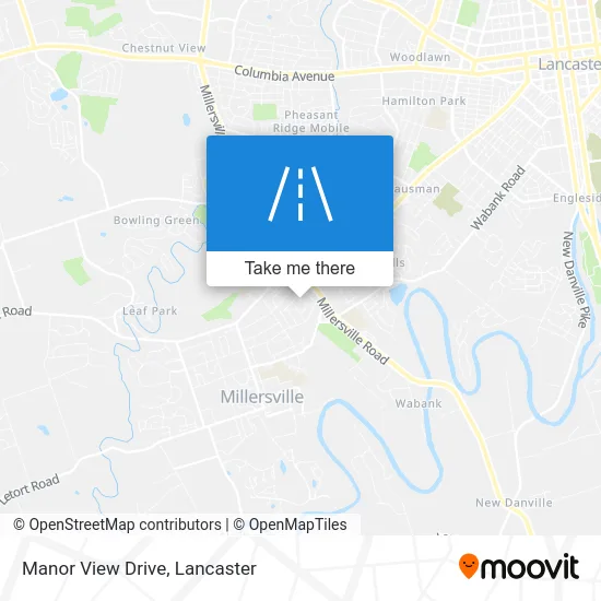 Manor View Drive map
