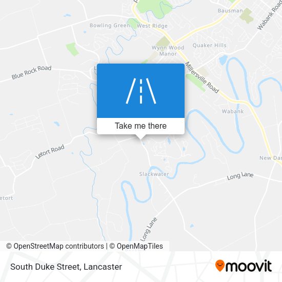 South Duke Street map