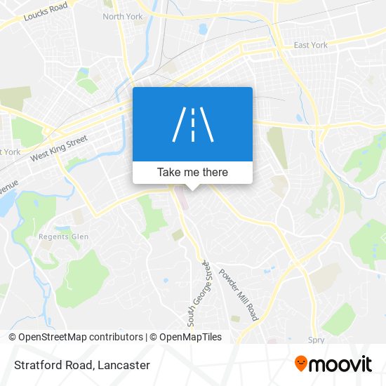 Stratford Road map