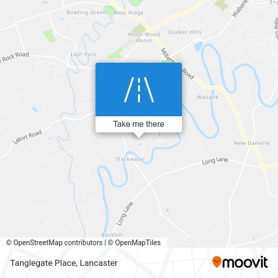 Mapa de Tanglegate Place