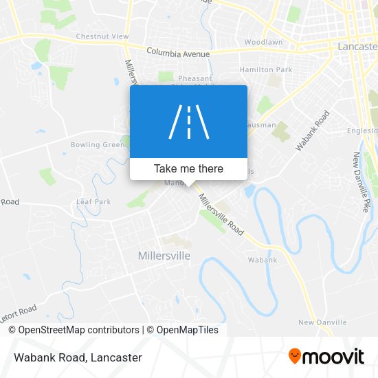 Mapa de Wabank Road
