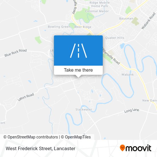 Mapa de West Frederick Street