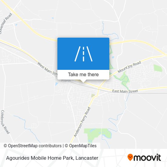 Agourides Mobile Home Park map