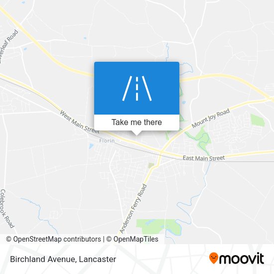 Birchland Avenue map