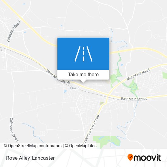 Rose Alley map