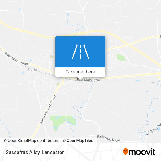 Mapa de Sassafras Alley