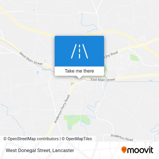 West Donegal Street map