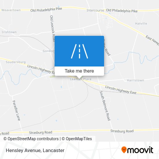 Mapa de Hensley Avenue