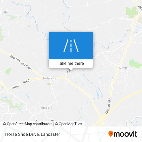 Mapa de Horse Shoe Drive