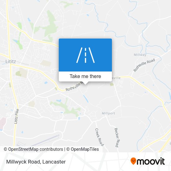 Mapa de Millwyck Road