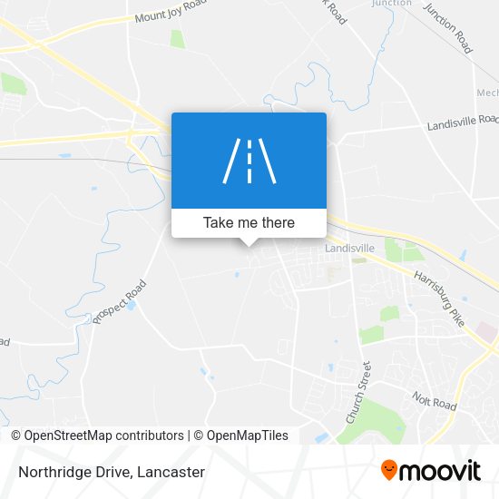 Northridge Drive map