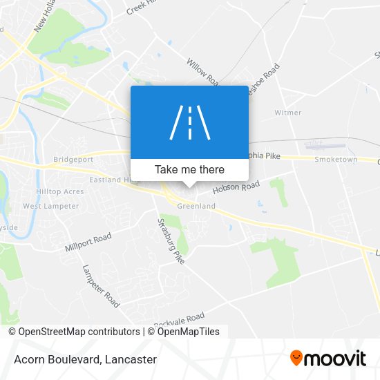 Mapa de Acorn Boulevard