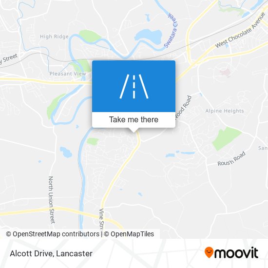 Alcott Drive map